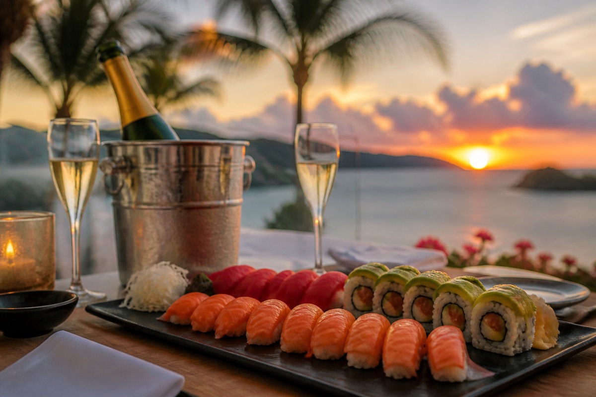 Megumi Sushi in Gustavia